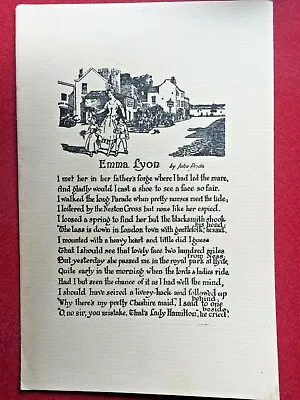 £4.95 • Buy Vintage Christmas Card Emma Lyon, Parkgate Lady Hamilton Mistress Of Lord Nelson