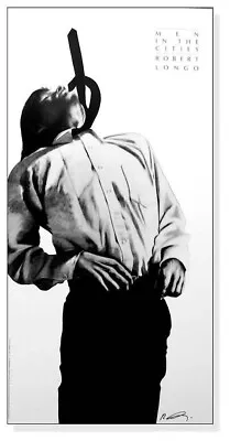$500 • Buy Signed ROBERT LONGO Men In The Cities EricCropped 2002 100.5×51.1cm Limited 500