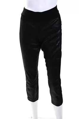 Vince Women's Pull-On Pockets Skinny Leather Dress Pant Black Size 6 • $42.99