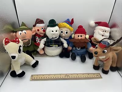 VTG 8 Misfit Rudolph Toy Lot Yukon Cornelius Sam Snowman Hermey Santa Comet More • $69.99