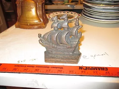 Vintage Cast Iron Nautical Ship Bookend • $5