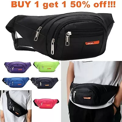 Cycling Belt Waist Bag Fanny Pack Outdoor Pouch Camping Hiking Running Chest New • $7.99