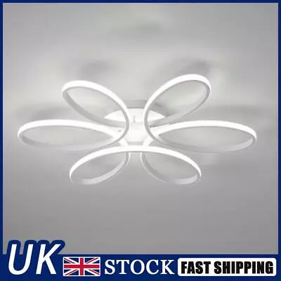 Modern LED Flower Ceiling Lights 12W Bedroom Chandelier (White White Light) • £23.19