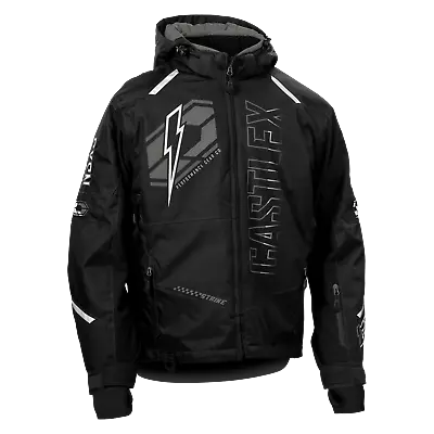 Castle X Strike G6 Men's Snowmobile Jacket Black/Charcoal  Sizes M-5XL & Tall • $274.99