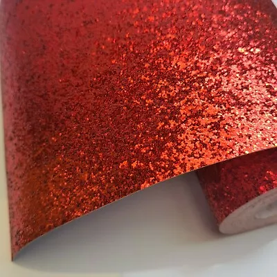 A4  Chunky Glitter Fabric For Crafts And Bows UK • £3.30