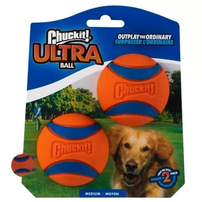 £10.25 • Buy Chuckit Ultra Ball Medium 2 Pack
