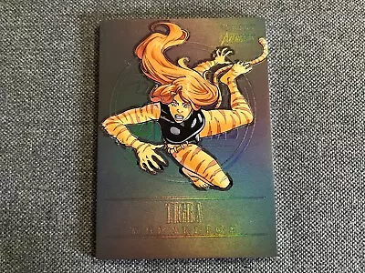 Tigra 1/1 Black Opal Oneofone M-45 Medallions 2022 Marvel Fleer Ultra Avengers • $3399