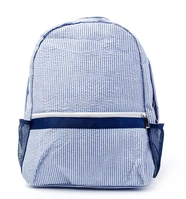 Kindergarten Toddler Kids Back Pack Mini Backpack Striped Blue New • $14.99