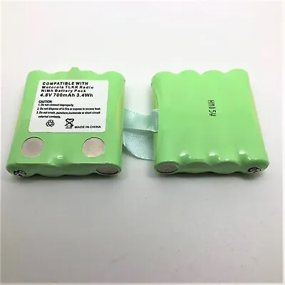 2x 4.8V RECHARGEABLE BATTERY COMPATIBLE WITH MOTOROLA TLKR T80 EXTREME RADIO • £14.95