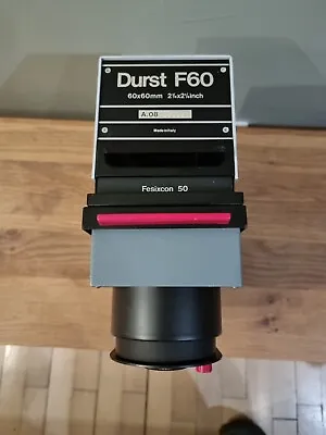 Durst F60 Darkroom Enlarger 50mm Lens 6cm X 6cm & 35mm Head Unit  • £94.99