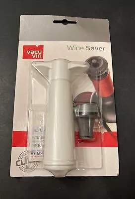 Vacu Vin Vacuum Wine Saver Pump And Stopper.  NEW • £12.55