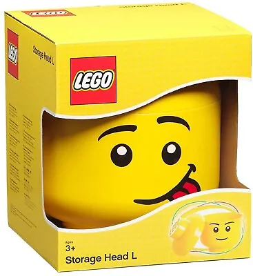 £29.95 • Buy Lego Storage Head Large Silly Boy Tongue Out  Brand New In Box Free P&p
