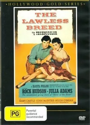 The Lawless Breed (DVD 1953) Rock Hudson Julie Adams New Not Sealed  R4 • $9