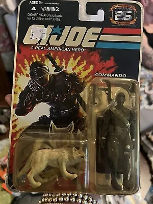 GI Joe 25th Snake Eyes (Black Timber) 2007 New (#63454) Foil (with Star Case) • $40