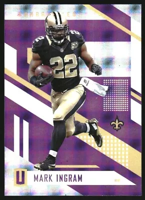 2017 Panini Unparalleled Purple #161 Mark Ingram /99 • $3.75