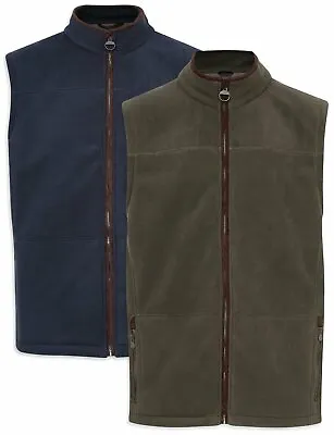 Champion Mens Portree  Micro Fleece BLACK FRIDAY Full Zip Bodywarmer Vest Gilet • £14.95