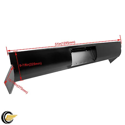 Rear Roll Pan Steel For 1954-1987 Chevy GMC C10 C20 C30 K10 K20 K30 Stepside • $113.99