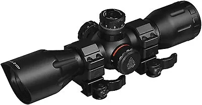 $119 • Buy UTG 4x32 1  Crossbow Scope, Pro 5-Step RGB Reticle, QD Rings