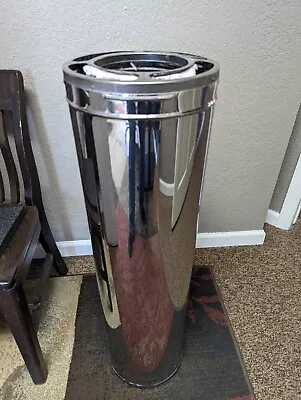 $179 • Buy 6'' X 36'' DuraPlus Stainless Steel Chimney Pipe - 6DP-36SSCF