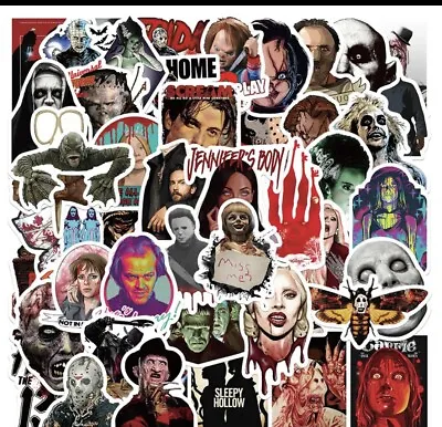 50 PCS Horror Movie Stickers Car Decals Halloween Laptop Set B Free Shipping! • $7.49