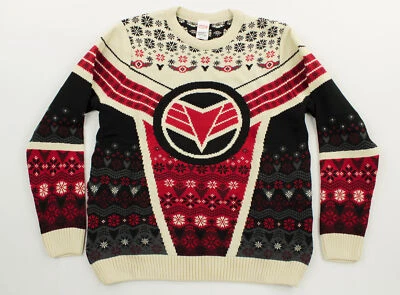 $25.49 • Buy Marvel Men's The Falcon And The Winter Soldier Christmas Sweater CF6 Red Large