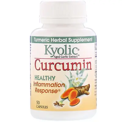 Kyolic Aged Garlic Extract Curcumin 50 Capsules • $62.95