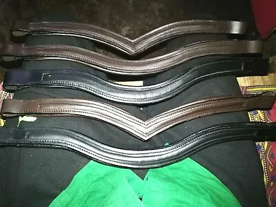  English Padded Bridle Browband Blanks Empty Channel U ShapeV Shapes All Size • $14.50