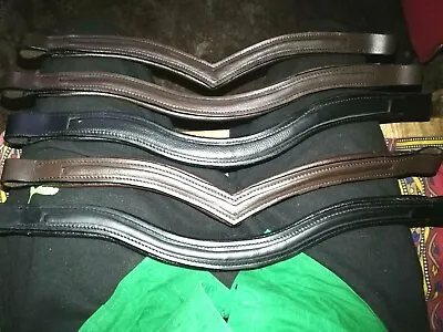 $50 • Buy  English Padded Bridle Browband Blanks Empty Channel U, V One Pack 5 Piece 