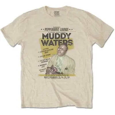 MUDDY WATERS Peppermint Lounge Slim Fit T-SHIRT NEW S M L XL XXL Official Band • $14.99