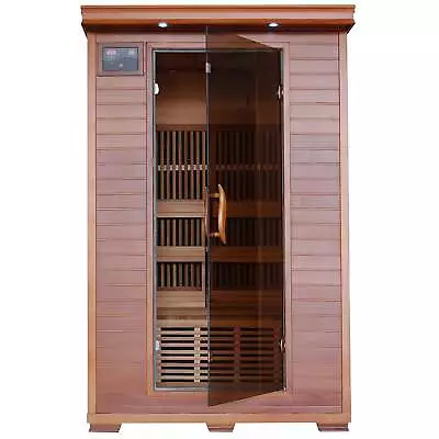 Radiant Saunas 2-Person Infrared Cedar Wood Sauna With Air Purifier Stereo • $2856.90