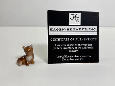 Hagen Renaker #A-113 2021 Baby Fox NOS Last Of The Factory Stock Free Shipping • $10.99