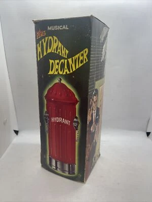 $7.50 • Buy   VINTAGE MUSICAL FIRE HYDRANT LIQUOR DECANTER PLAYS  How Dry I Am  It WORKS...
