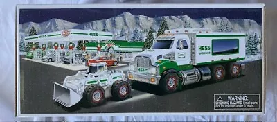 2008 HESS Trucks Toy Truck And Front Loader MINT New In Box • $15.99