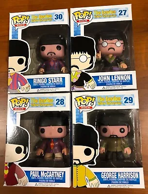 ** SUPER RARE** VAULTED! Funko Beatles Pop Vinyls - George John Paul & Ringo • $1725