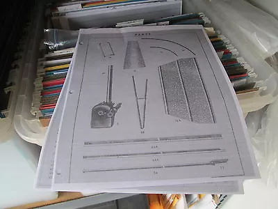 10ft WD Baker Monitor Windmill Parts List And Diagrams • $8