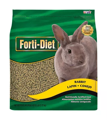 Kaytee Forti-Diet Natural Pellets Rabbit Food 5 Lb • $17.71