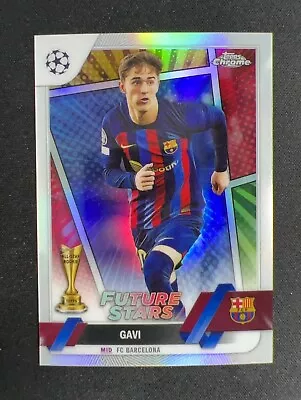 2022-23 Topps Chrome UEFA Gavi #178 Hero Variation SSP FC Barcelona • $0.99