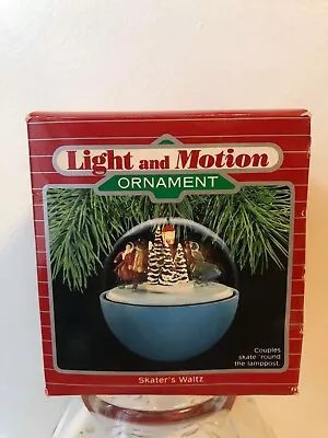 Vintage 1988 Hallmark Ornament Lights Motion Skater’s Waltz Video Inside • $16.79