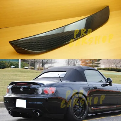 Fit Honda S2000 Convertible 2DR Rear Trunk Spoiler Boot 2000-2009 Carbon Fiber  • $199