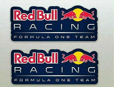 Red Bull (F1) Formula One Racing Blue Background Stickers Car Van Etc 125mm X 2 • £3.95