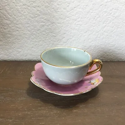 Vintage Antique German Demitasse Tea Cup & Saucer Mixed Matched W/ Gold Trim • $9.15
