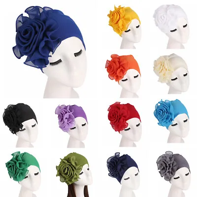 Women Hair Loss Beanies Head Wraps Scarf Cancer Chemo Cap Muslim Turban Hats Hat • $4.59