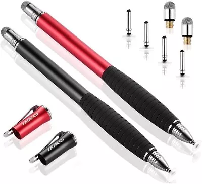 Universal Disc Stylus Pens [2 In 1 Precision Series] For IPhone Black Red • $9.99