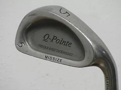 Q-Point Midsize Vulcan 5 Iron Regular Flex Graphite Very Nice!! • $7.99