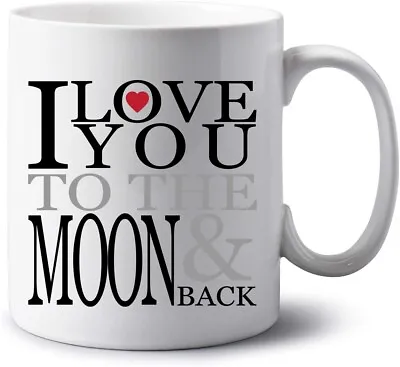 Personalised Jumbo 20oz Mug Extra Large Tea Cup I Love You To The Moon And Back • £18.99