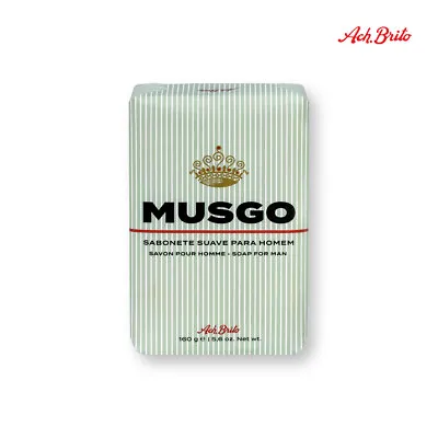 MEN SMOOTH SOAP -MUSGO REAL -ACH BRITO 5.6OZ - 160Gr -100%VEGETABLE-MASCULINE • $4.33