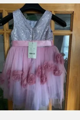 £24 • Buy Monsoon Bridesmaid Flower Girl Party Dress Age 3 Rrp £60 