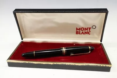 Montblanc Meisterstuck 146 Black 14C 4810 Fountain Pen With Box USED • $288.99