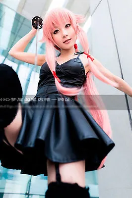 Mirai Nikki Gasai Yuno Cosplay Costume Black Dress • $39