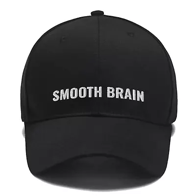 Smooth Brain Hat Meme Gift Funny Gift Embroidered Hat Friends Brother Gift • $20.99